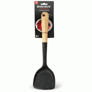 کفگیر دسته چوبی ساده شنگیا PN3-16001
