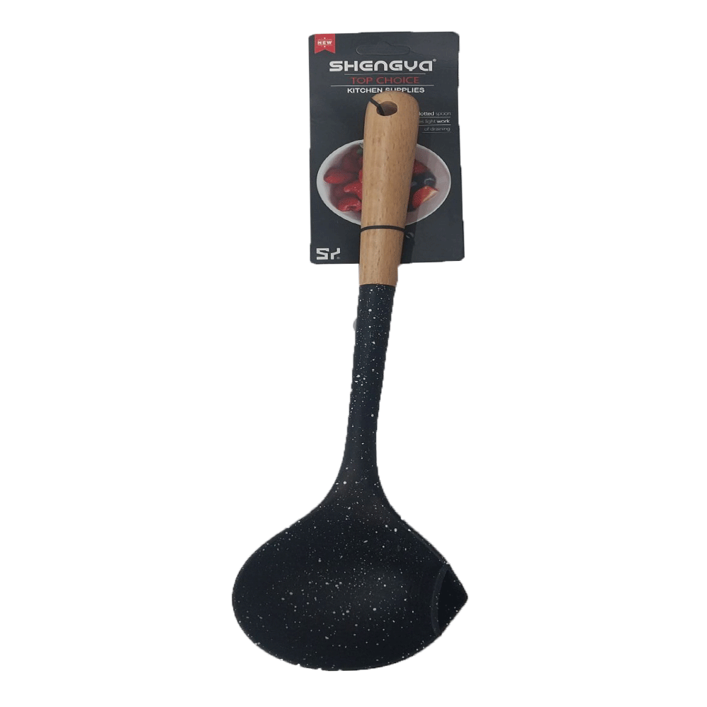 ملاقه دسته چوبی لبه دار شنگیا PN2-16001
