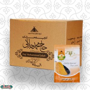 بسته 12 عددی کاری خورشتی 100 گرم (عمده) حاج محمد جلالی (آبادان)