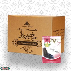 بسته 12 عددی پودر لیمو سیاه 80 گرم (عمده) حاج محمد جلالی (آبادان)