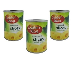 کمپوت آناناس گلدن رینگ 565 گرم ( بسته 3 عددی )